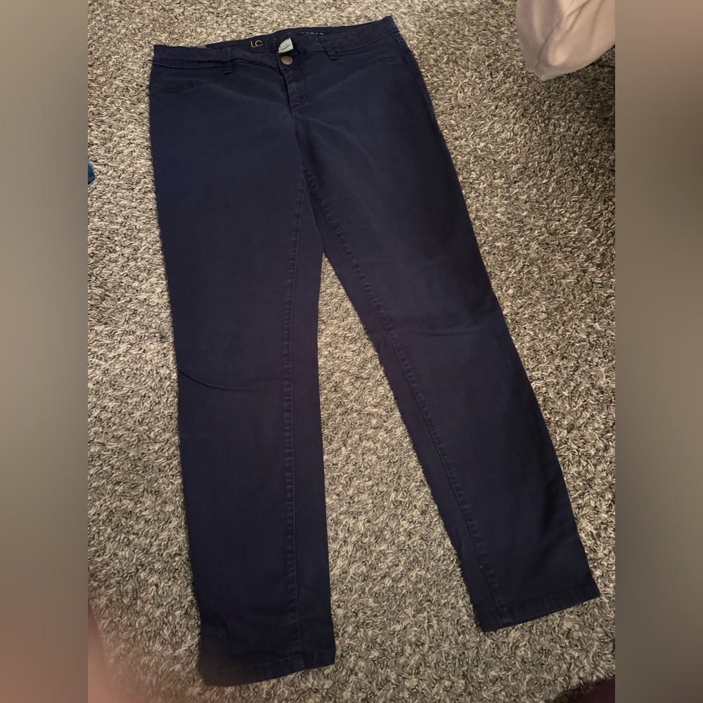 Lauren Conrad skinny navy size 12